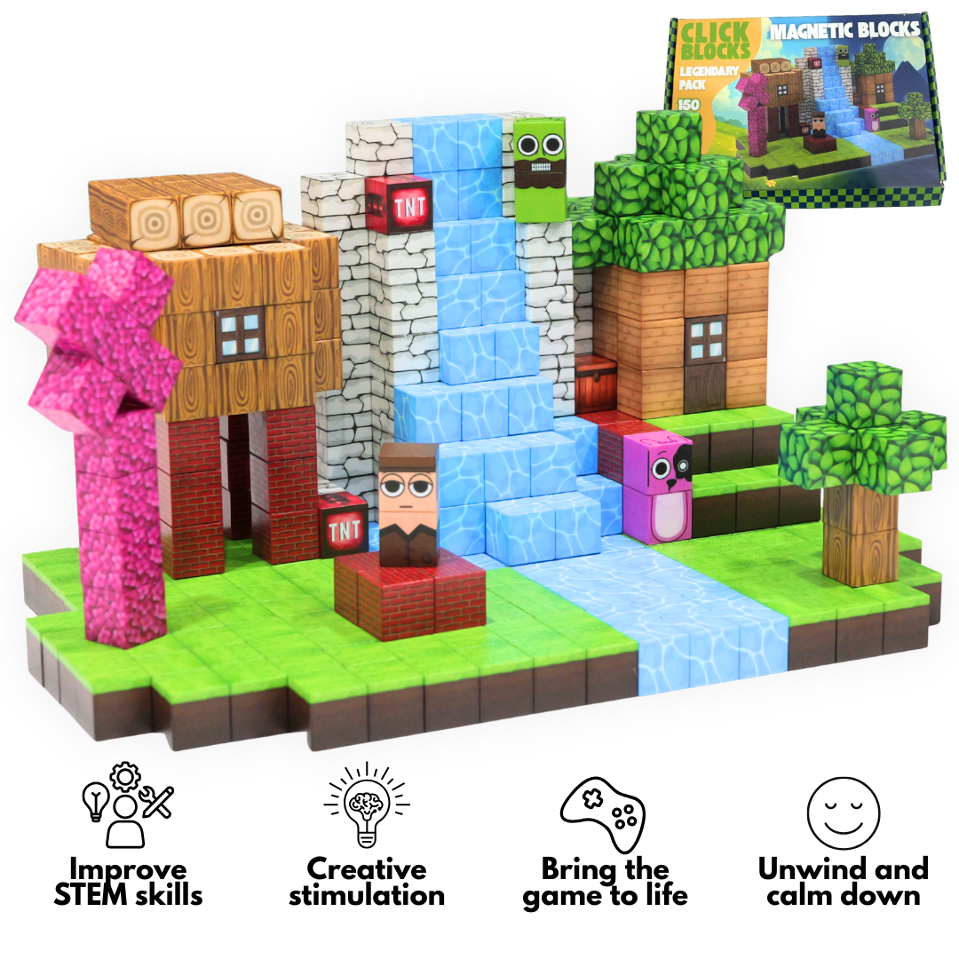 Click Blocks - Build-A-World Magnets