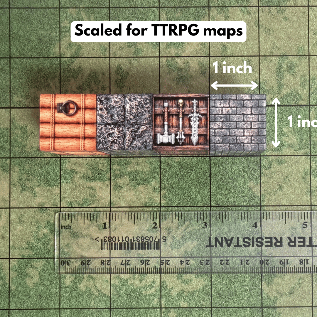 Tabletop Gaming 1" Build-A-World Magnets