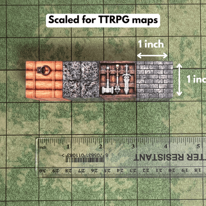 Tabletop Gaming 1" Build-A-World Magnets