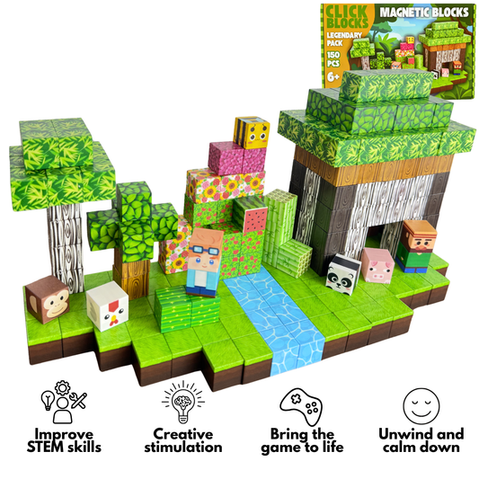 Jungle Build-A-World Magnets