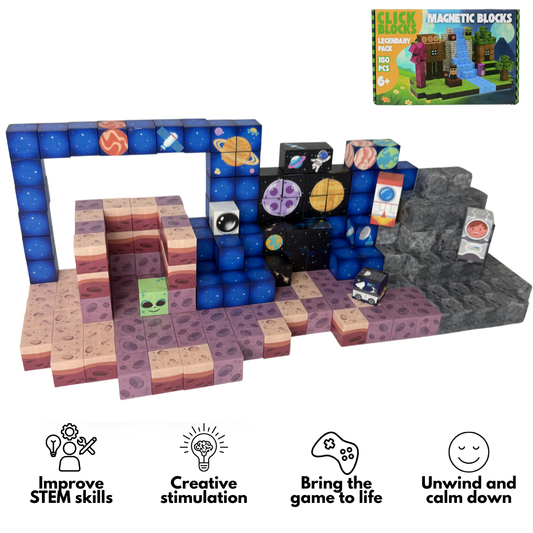 Space Build-A-World Magnets