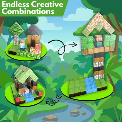 Jungle Build-A-World Magnets