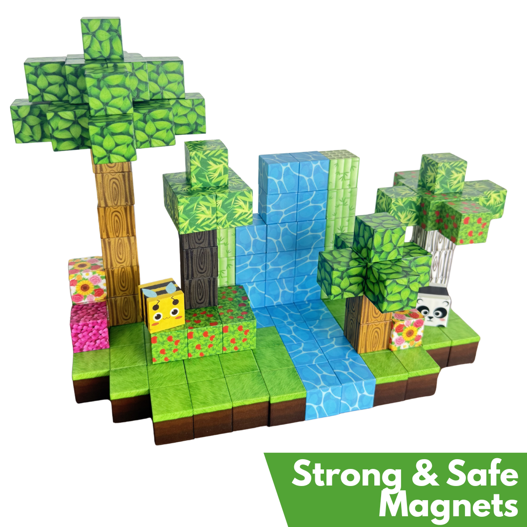 Jungle Build-A-World Magnets