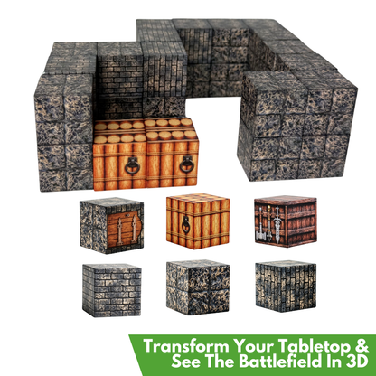 Tabletop Gaming 1" Build-A-World Magnets