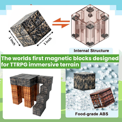Tabletop Gaming 1" Build-A-World Magnets